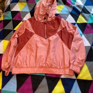 Coral Windbreaker
